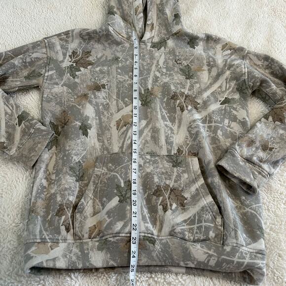 Abercrombie & Fitch Boys Light Wash Camo Hoodie Pullover Size 17-18 - Picture 8 of 8